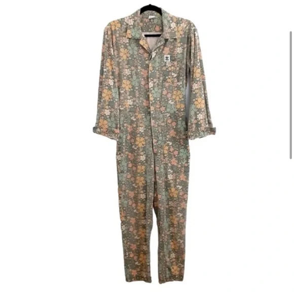 Lucy & Yak Carmen Floral Boilersuit Organic Cotton The Tay Print Womens S - Picture 3 of 14